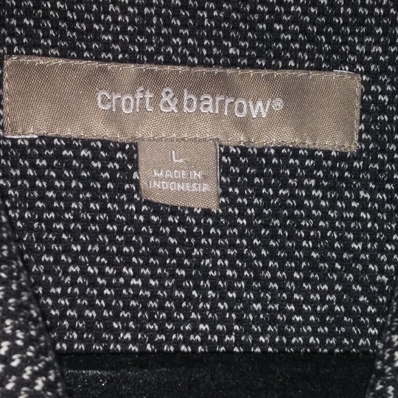 🍒 Croft & barrow black/white cape/jacket - Picture 5 of 6